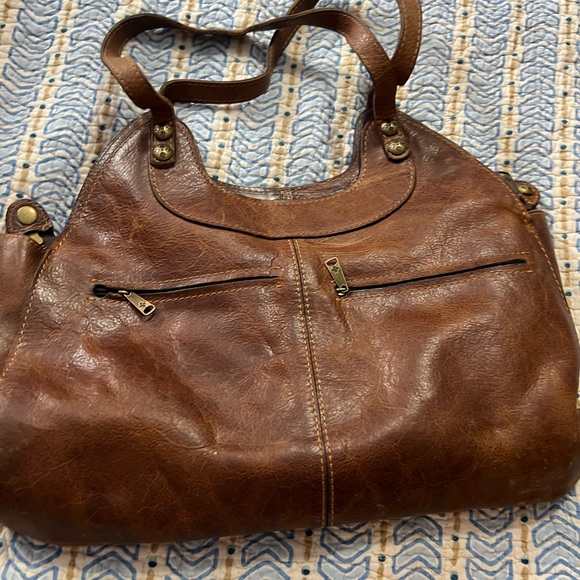 Patricia Nash studded brown leather purse